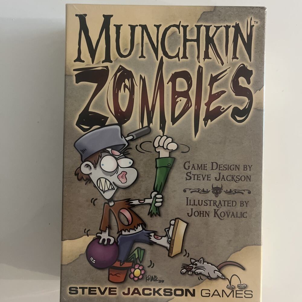 Munchkin Zombies - Card Game - Steve Jackson Board Games - Complete